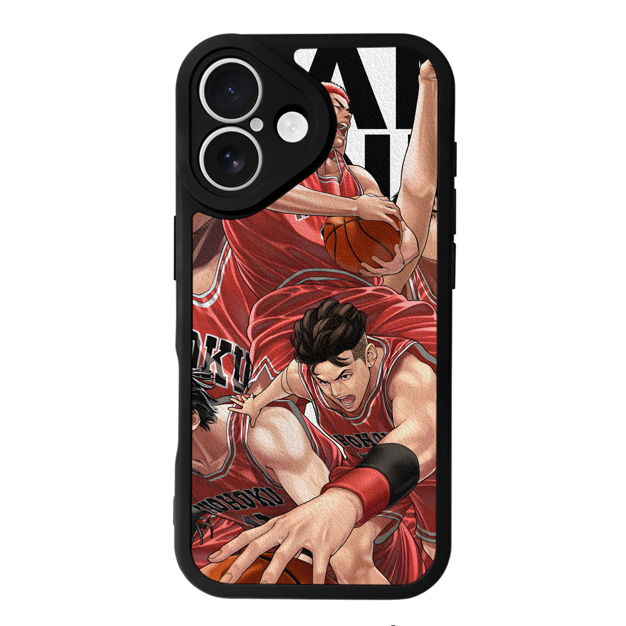 （画像用） SLAM DUNK／スラムダンク 【iPhone 16シリーズ対応】シリコンスマホケース（レザー調） 材質：シリコン